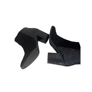 Madden Girl Mocha rhinestone suede boots sz 10W